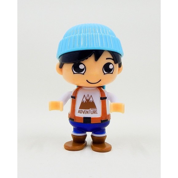 Bonkers Toy Ryans World Hiker Adventure Stocking Hat Suspenders Backpack Figure - Picture 1 of 6